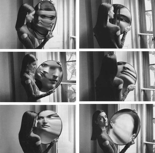 Dr. Heisenberg Magic Mirror of Uncertainty, 1998 © Duane Michals